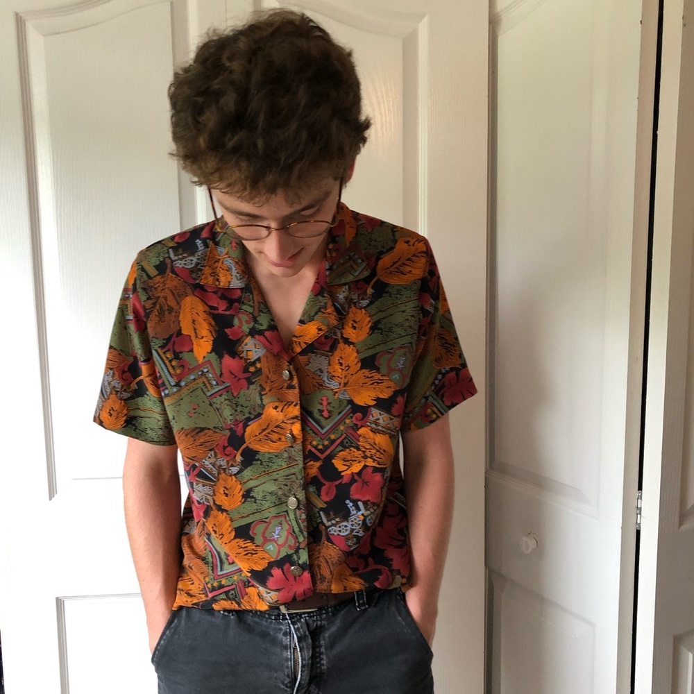 floral button up 🍂